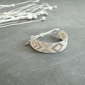 Alex (size-1) ブレスレット（オフホワイト・幅小）