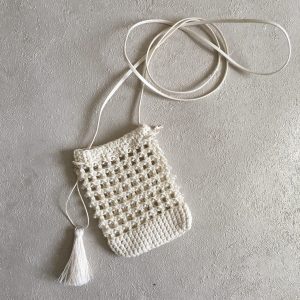 Cambio-whiteポーチネックレス