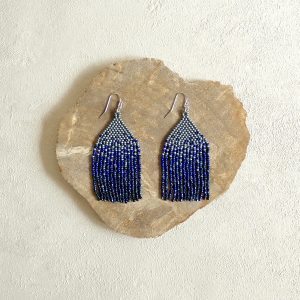 Eva ピアス・イヤリング（ネイビー）