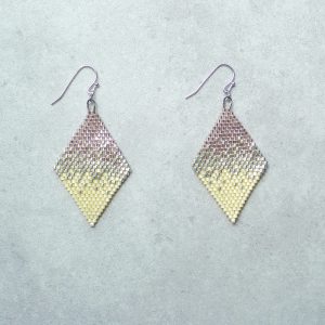 Linn-pink-yellowピアス